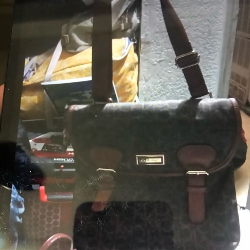 Gently used Calvin Klein backpack purse